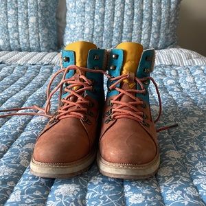 Toms Mesa Women Lace Up Waterproof Ankle Boots